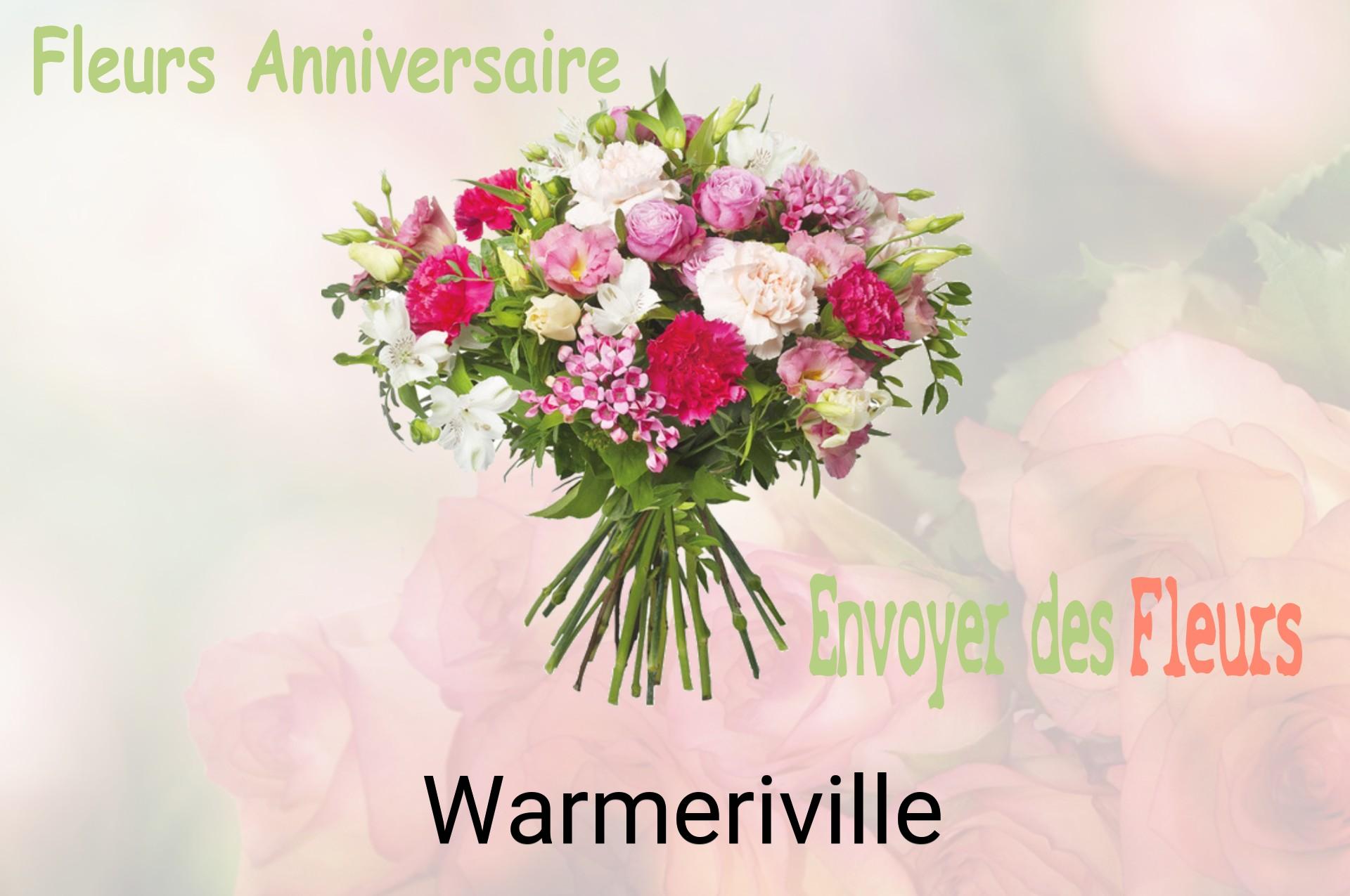 Bouquet de fleurs d’anniversaire livré à Warmeriville